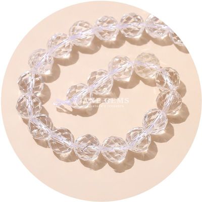 Crystal Faceted Round Bead Armband Halffabricate DIY Juwelen Accessoires Losse Perlen