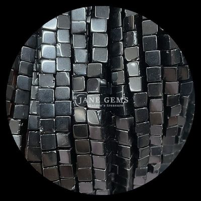 Cube vierkant natuurlijke edelsteen kraal citroen jade rhodonite losse kraal strengen voor genezing en doe-het-zelf sieraden Ma