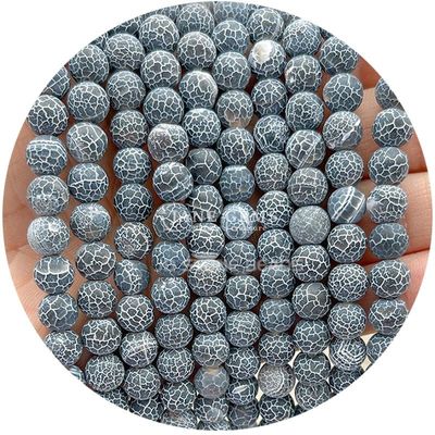 Gevriesde Matte Ronde Kralen Halffabricaten voor zelfgemaakte geschenken Handgemaakte juwelen