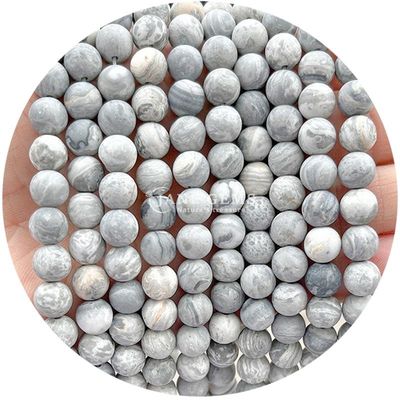 Gevriesde Matte Ronde Kralen Halffabricaten voor zelfgemaakte geschenken Handgemaakte juwelen