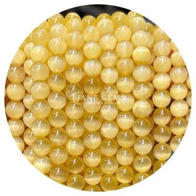 Selenite Perlen losse steen natuurlijke Selenite Perlen Strand natuurlijke steen Perlen voor het maken van sieraden