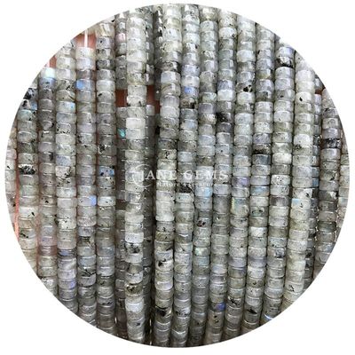 Natuurlijke kristallen kralen rechthoekige vorm Labradorite losse kralen voor het maken van sieraden ontwerp
