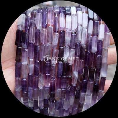 Rectangular Square Shape Loose Bead Strands voor Armbanden Natuurlijke Rode Agate Amethyst