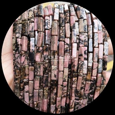 Natuurlijke unakite malachiet rechthoekige vierkante vorm edelsteen kraalstrengen voor doe-het-zelf sieraden
