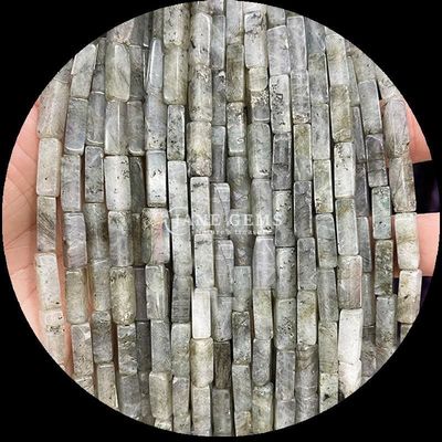 Rechthoekige vierkantvorm edelsteen kraalstrengen natuurlijke gele jade roze aventurine