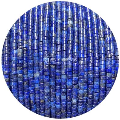 Gepolijste bulkperlen Blauw Sodalite Oranje Keizerlijke Steen Voor Juwelen Of Handwerk