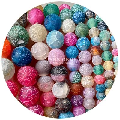 Gemengd geweerd agate groen geweerd agate bulk kralen strengen voor sieraden accessoires