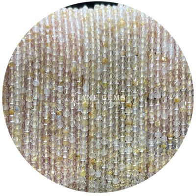 Gepersonaliseerde edelstenen Perlen Wit Maansteen Prehnite Paarse Jade Losse Perlen