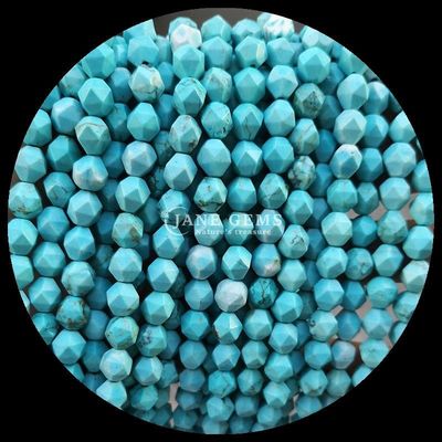 Gevelrijke multi-kleurige Howlite Map Stone Loose Strand Edelsteen Perlen voor doe-het-zelf sieraden