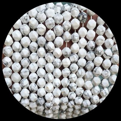 Gevelrijke multi-kleurige Howlite Map Stone Loose Strand Edelsteen Perlen voor doe-het-zelf sieraden