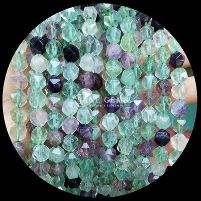 Elegante natuurlijke edelstenen kralen Fluoriet Lapis Lazuli losse strengen voor het maken van juwelen
