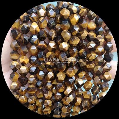 Edelsteen Perlen Diamanten Gevarieerde Kleuren Verblindend Bouw Juwelen 6mm 8mm 10mm Tourmaline Blauwe Tiger's Eye Loose Strands