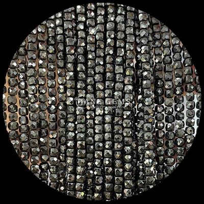 Kleine regenboogkleurige gepolijste edelstenen kralen gouden obsidian losse strengen voor sieraden maken