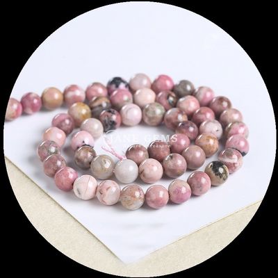 Kleurrijke ronde edelstenen kralen granaten morganiet voor sieraden zelfstandig maken armbanden halskettingen / oorbellen
