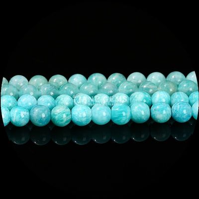 Ronde vorm gevarieerde natuurlijke edelstenen kralen Labradorite Amazonite losse strengen voor doe-het-zelf sieraden ontwerpen