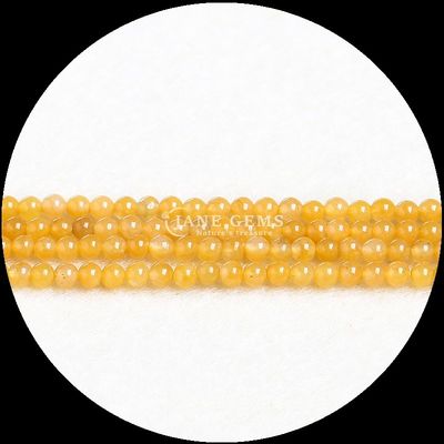 Levendige ronde multi-kleurig DIY sieraden mini losse tourmaline gele jade losse strengen kralen