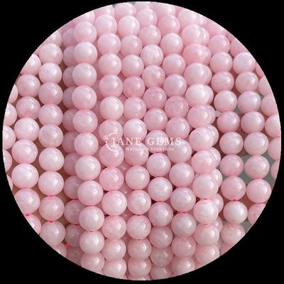 Ronde kralen in verschillende kleuren Natuurlijk roze kwarts Gouden gerutileerde kwarts voor zelfgemaakte sieraden
