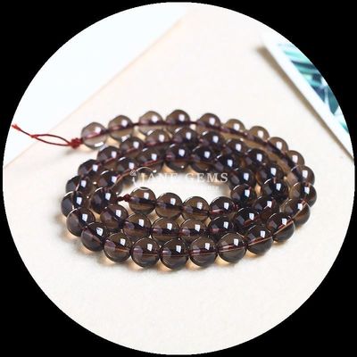 Ronde edelsteen vuur kwarts rookkwarts kralen strengen in verschillende kleuren voor doe-het-zelf sieraden maken