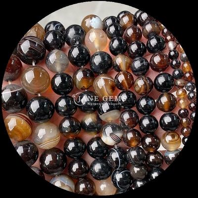 Edelsteen 8mm Perlen Verscheidene Agate Perlen Groene Agate Carneliaanse Bruine Agate Losse Perlen Strengen voor doe-het-zelf