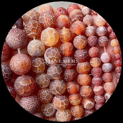 Multicolor Agate Perlen 8mm Grootte Perlen Natuurlijke edelsteen Ronde Snijd Regenboog Verweerde Agate losse strengen voor doe-het-zelf cadeau
