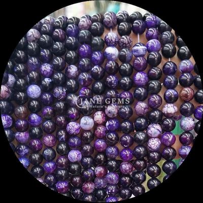 Natuurlijke edelstenen Perlen rond gesneden Vuur Agate losse perlen strengen voor geperld kleding versieringen gemaakt