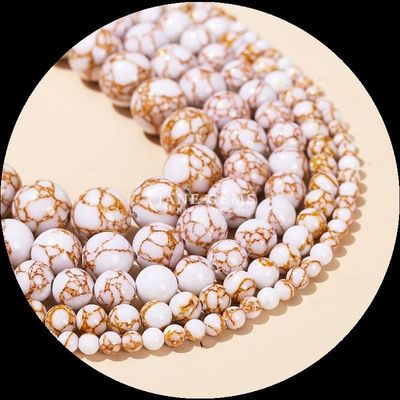 DIY maken gepolijste ronde edelstenen kraalstrengen met veelkleurige edelsteen kleur
