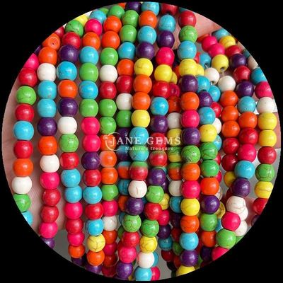 Natuurlijke edelstenen kraal in verschillende kleuren, DIY sieraden Turquoise kraal