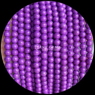 8mm gepolijste edelstenen Perlen voor juwelen maken benodigdheden, verschillende kleuren Turquoise losse perlen strengen