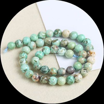 Natuurlijke ronde vorm Verscheidene soorten Turquoise kralen Strengen voor doe-het-zelf geschenk Juwelen halskettingen