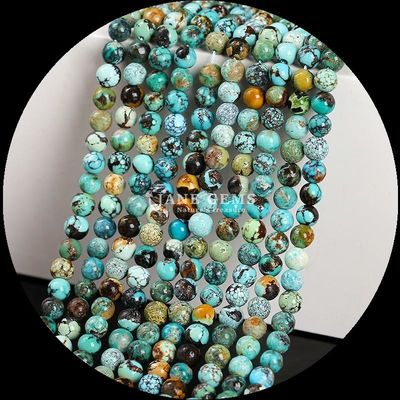 Natuurlijke ronde vorm Verscheidene soorten Turquoise kralen Strengen voor doe-het-zelf geschenk Juwelen halskettingen