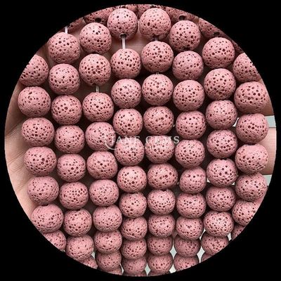 DIY Juwelen maken met natuurlijke edelstenen Perlen Ronde vorm Genezende edelstenen Kleurrijke lava steen losse perlen strengen voor cadeautjes