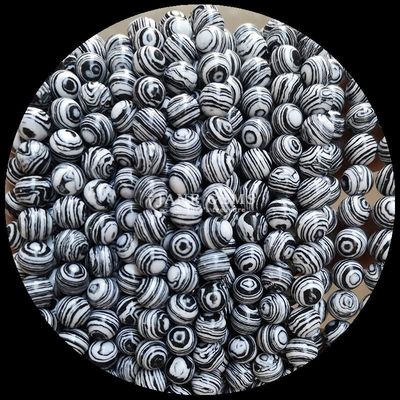 Synthetische malachietkralen strengen perfect voor ronde snijbandjes in verschillende kleuren