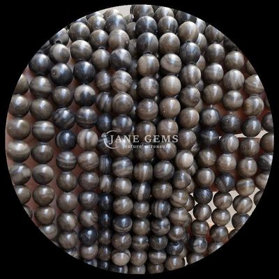 Ronde vorm edelstenen kraal verschillende kleuren houten patroon losse kraal strengen perfect voor sieraden maken 8mm kraal grootte