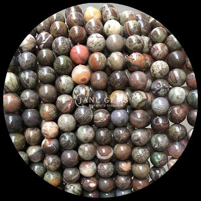 Ronde vorm edelstenen kraal verschillende kleuren houten patroon losse kraal strengen perfect voor sieraden maken 8mm kraal grootte
