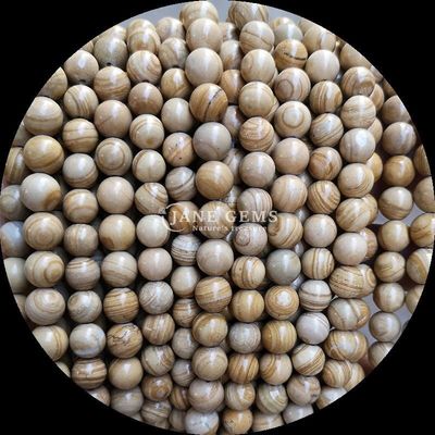 Ronde vorm edelstenen kraal verschillende kleuren houten patroon losse kraal strengen perfect voor sieraden maken 8mm kraal grootte