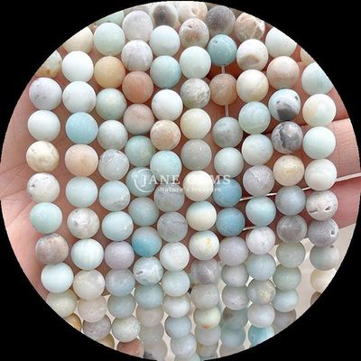 Meerdere kleuren edelstenen kralen 8 mm Verscheidene gevriesde losse ronde kralen strengen voor het maken van armbanden en halsketting