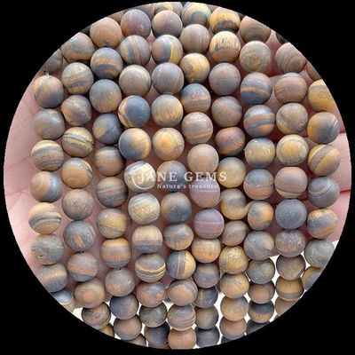 Meerdere kleuren edelstenen kralen 8 mm Verscheidene gevriesde losse ronde kralen strengen voor het maken van armbanden en halsketting