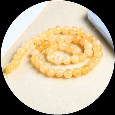Rond gesneden edelsteen verschillende kleuren kalcedonijn losse kralen strengen perfect voor doe-het-zelf sieraden creaties