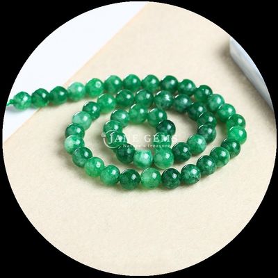 Rond gesneden edelsteen verschillende kleuren kalcedonijn losse kralen strengen perfect voor doe-het-zelf sieraden creaties