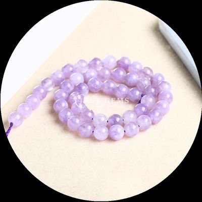 Gepolijste ronde edelstenen Perlen in verschillende kleuren Verscheidene kalcedonie losse perlen strengen voor sieraden maken benodigdheden