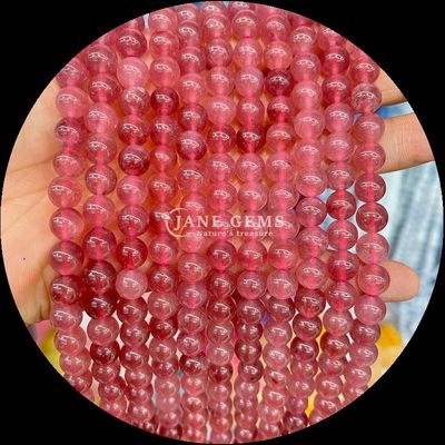 Rond gesneden edelstenen Perlen Verschillende kleuren Chalcedonie losse perlen Strengen geschikt voor armbanden van oorsprong