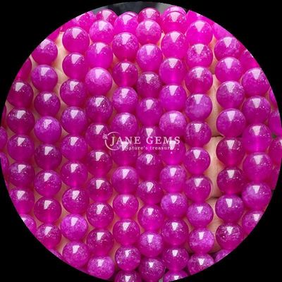 Rond gesneden edelstenen Perlen Verschillende kleuren Chalcedonie losse perlen Strengen geschikt voor armbanden van oorsprong