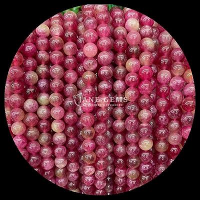 Rond gesneden edelstenen Perlen Verschillende kleuren Chalcedonie losse perlen Strengen geschikt voor armbanden van oorsprong