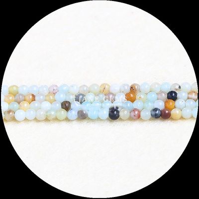 Kleurrijke edelstenen kralen rond gesneden kleine toermaline kristal losse kralen strengen