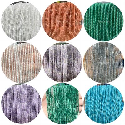 Natuurlijke edelstenen kraaltjes De perfecte oplossing gepolijst voor doe-het-zelf sieraden maken