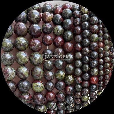 Ronde vorm edelstenen kraal Perfect voor armbanden Verschillende steentypes Drakenbloed Indiase agaat losse ronde edelsteen kralen Strengen