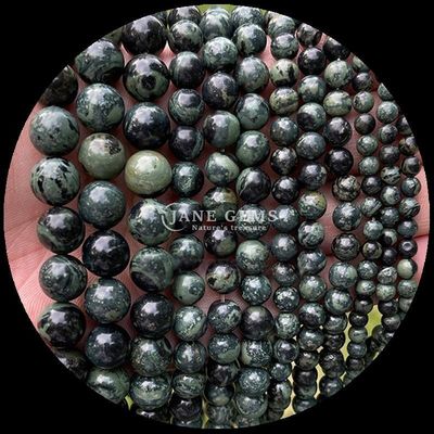 Ronde edelsteen met gepolijste techniek Rood Jaspis Blauw zandsteen Kristal Geneessteen Losse ronde kralen Strengen Uitstekende en duurzame sieraden