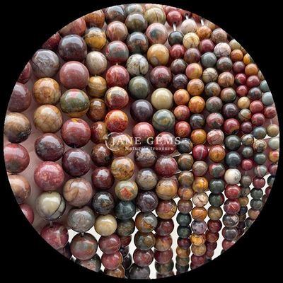 Natuurlijke ronde edelstenen kralen Kiwi Jasper Lapis Lazuli en meer De perfecte aanvulling op uw juwelen collectie