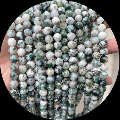 Rond gesneden edelstenen kralen goud zandsteen mos agaat toermaline verschillende kristallen genezende losse kralen strengen de ultieme doe-het-zelf sieraden maken essentieel