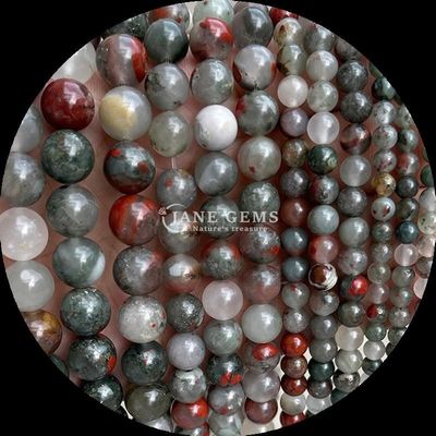 Edelsteen Ronde gesneden edelstenen Perlen Zebra Jaspis Maagonie Obsidian Verschillende soorten Kristal Geneessteen Losse perlen Strengen voor handgemaakte accessoires
